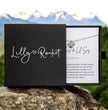 Big Sis & Lil Sis  - Silver Necklace Gift Jewellery For Sisters With Personalised Message Card