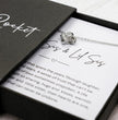 Big Sis & Lil Sis  - Silver Necklace Gift Jewellery For Sisters With Personalised Message Card
