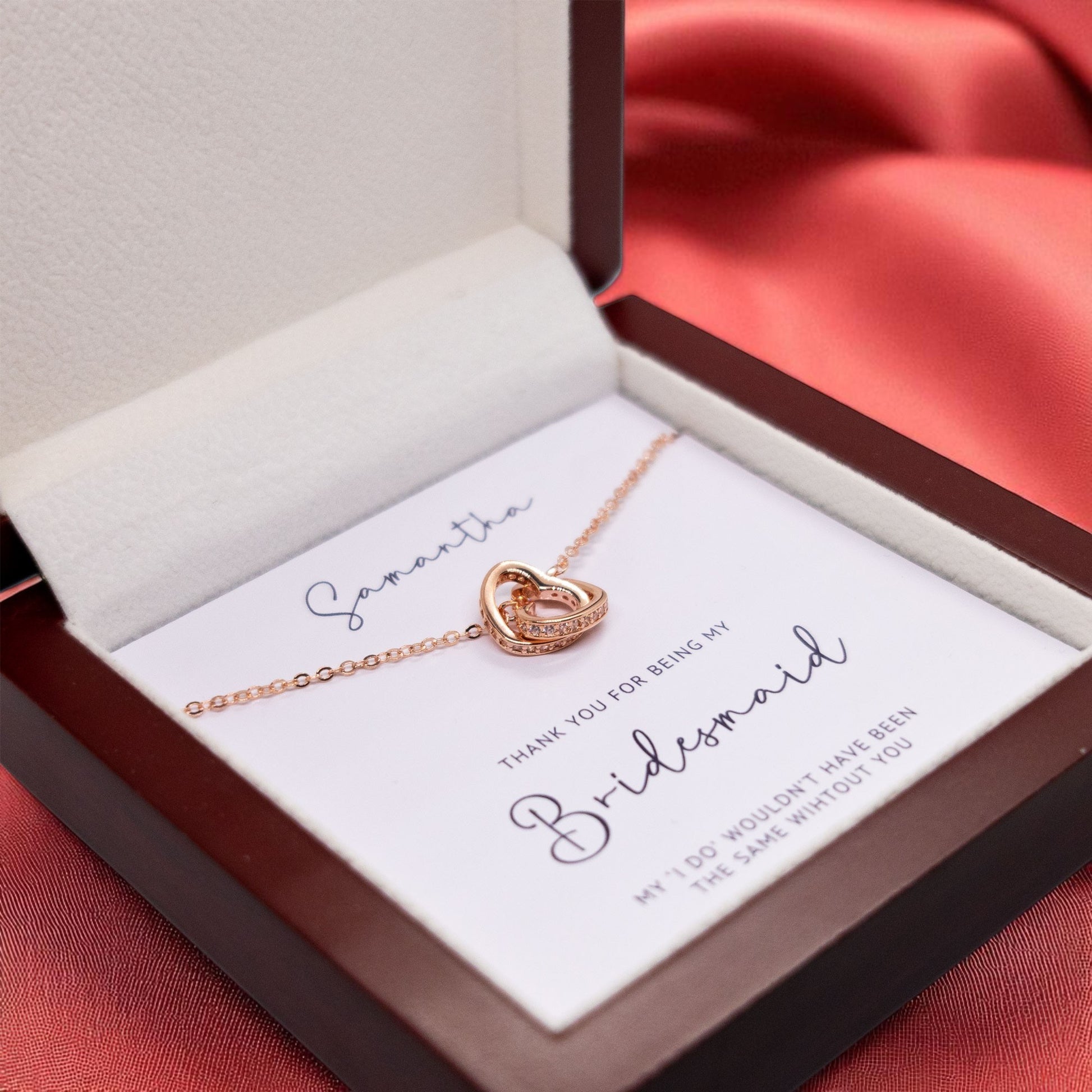Bridesmaid Necklace Wedding Gift For Bridesmaid, Personalized Bridesmaid Gift Bridal Party Gift