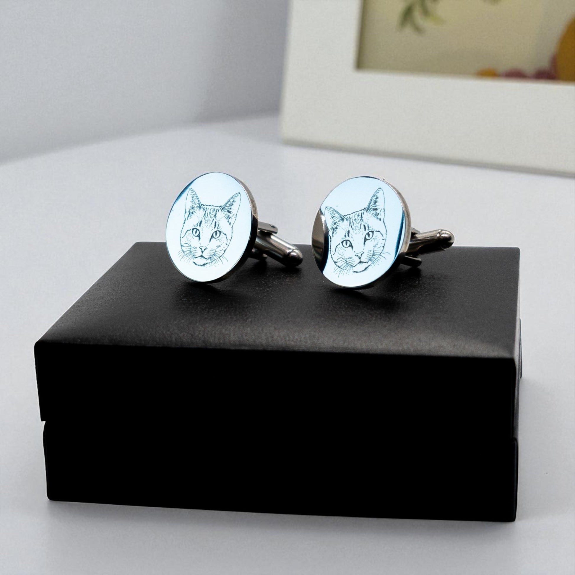 Custom Cuff Links - Pet Portrait Cufflinks - Memorial Cuff Links - Personalised Cufflinks  Groom Gift - Wedding Gift For Him