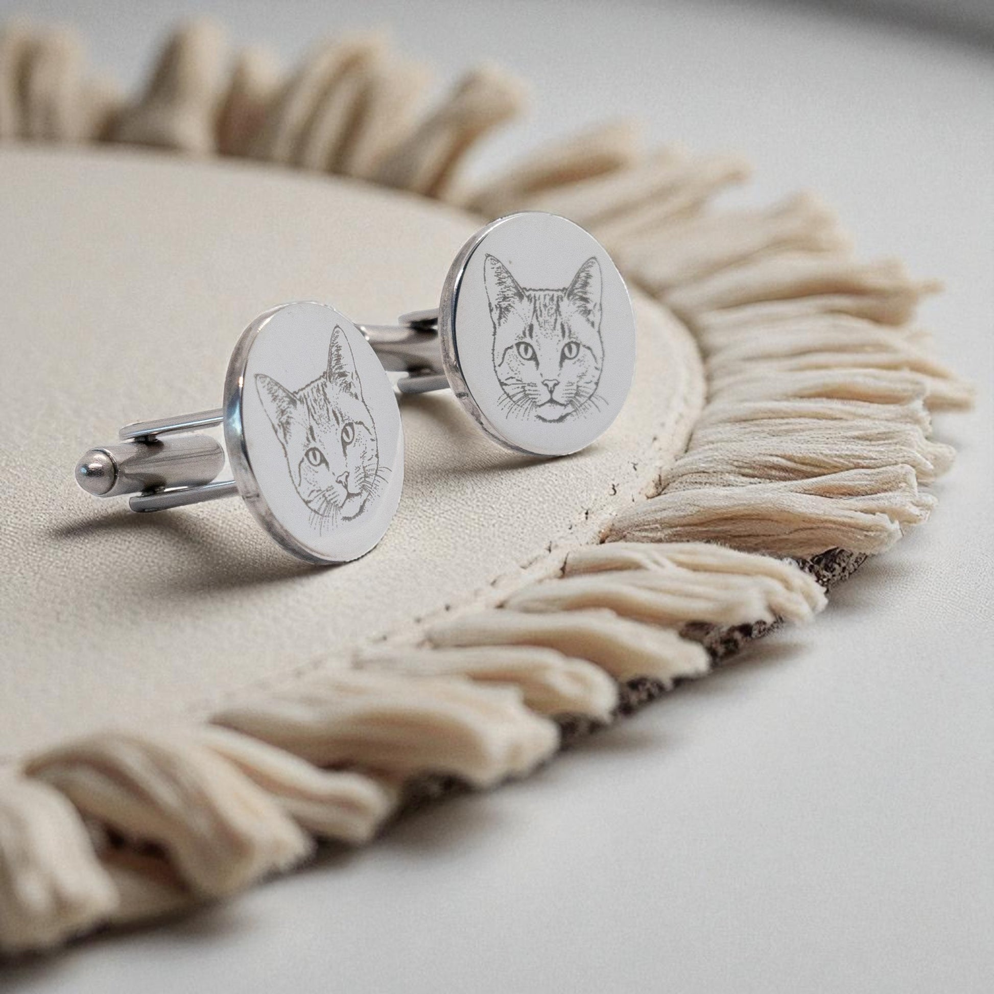 Custom Cuff Links - Pet Portrait Cufflinks - Memorial Cuff Links - Personalised Cufflinks  Groom Gift - Wedding Gift For Him