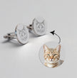 Custom Cuff Links - Pet Portrait Cufflinks - Memorial Cuff Links - Personalised Cufflinks  Groom Gift - Wedding Gift For Him