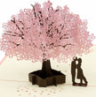 Beautify Cherry Bloosm Valentines 3D Popup  Greeting Card