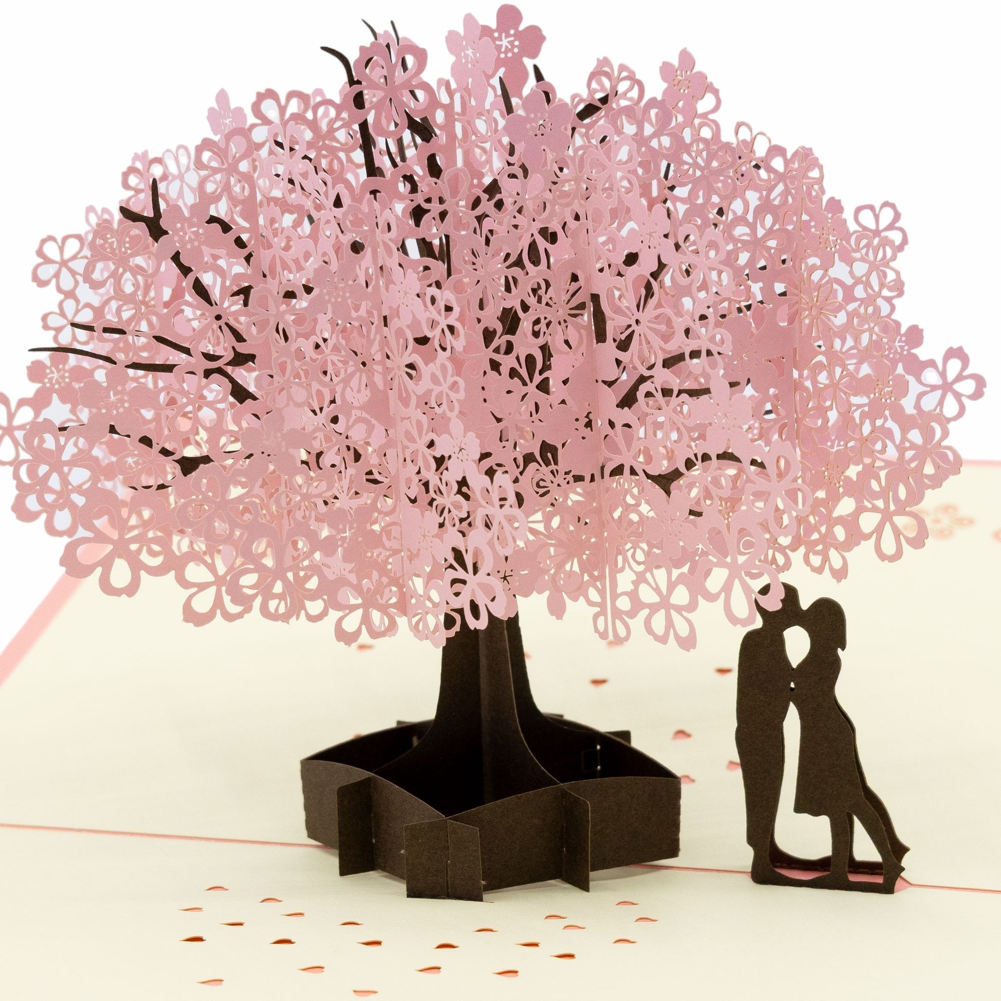 Beautify Cherry Bloosm Valentines 3D Popup  Greeting Card