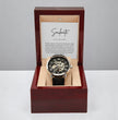 To My Soumate - Mens Quartz Watch with Personalized Message Card Boxed