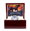 Gift Watch For Dad - Luxury Watch Gift Set With Custom Message Card In Mahogany Box