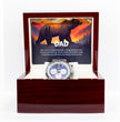 Gift Watch For Dad - Luxury Watch Gift Set With Custom Message Card In Mahogany Box