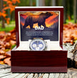 Gift Watch For Dad - Luxury Watch Gift Set With Custom Message Card In Mahogany Box