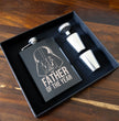 Father of the Year Darth Vader Fathers Day  Hip Flask Gift Set