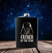 Father of the Year Darth Vader Fathers Day  Hip Flask Gift Set