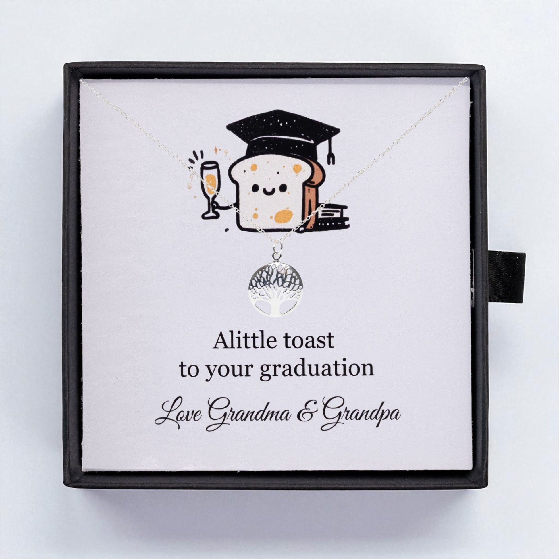 Funny Personalised Graduation Gift Necklace  – Gift for Daughter, Granddaughter - Graduation Present