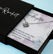 To My Granddaughter - Silver Necklace Gift from Grandparent - Personalised Message Card