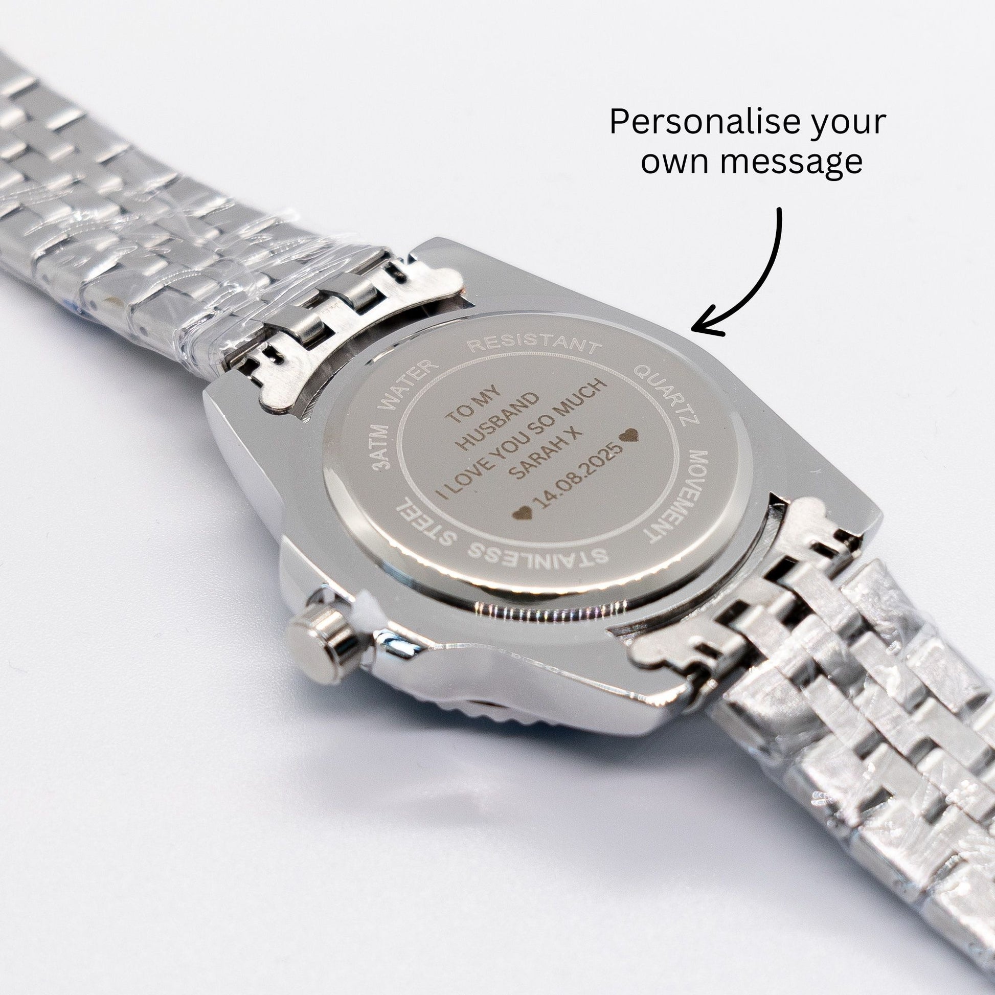 Custom Engraved Divers Watch, Personalized Mens Wrist Watch, Groomsmen Gifts Anniversary Wedding Anniversary Personalized Gift for Dad