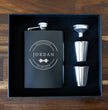 Personalised Groomsman Wedding Gift Hip Flask Gift Set