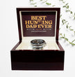 Gift For Dad - Hunting Themed Gift Watch with Personalised Message Card