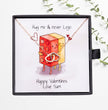 Lego Themed Personalised Necklace and Message Card - 