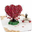 Love Heart Popup Greetings Card Ideal for Valentines & Birthdays