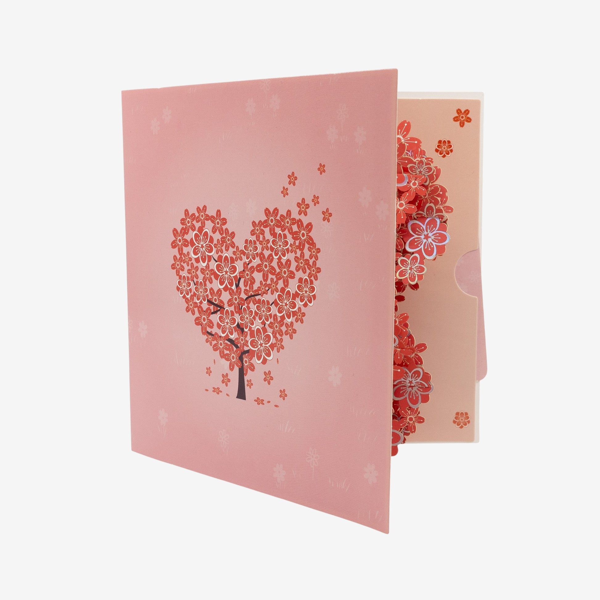 Love Heart 3D Popup Valentines, Birthday Greeting Card