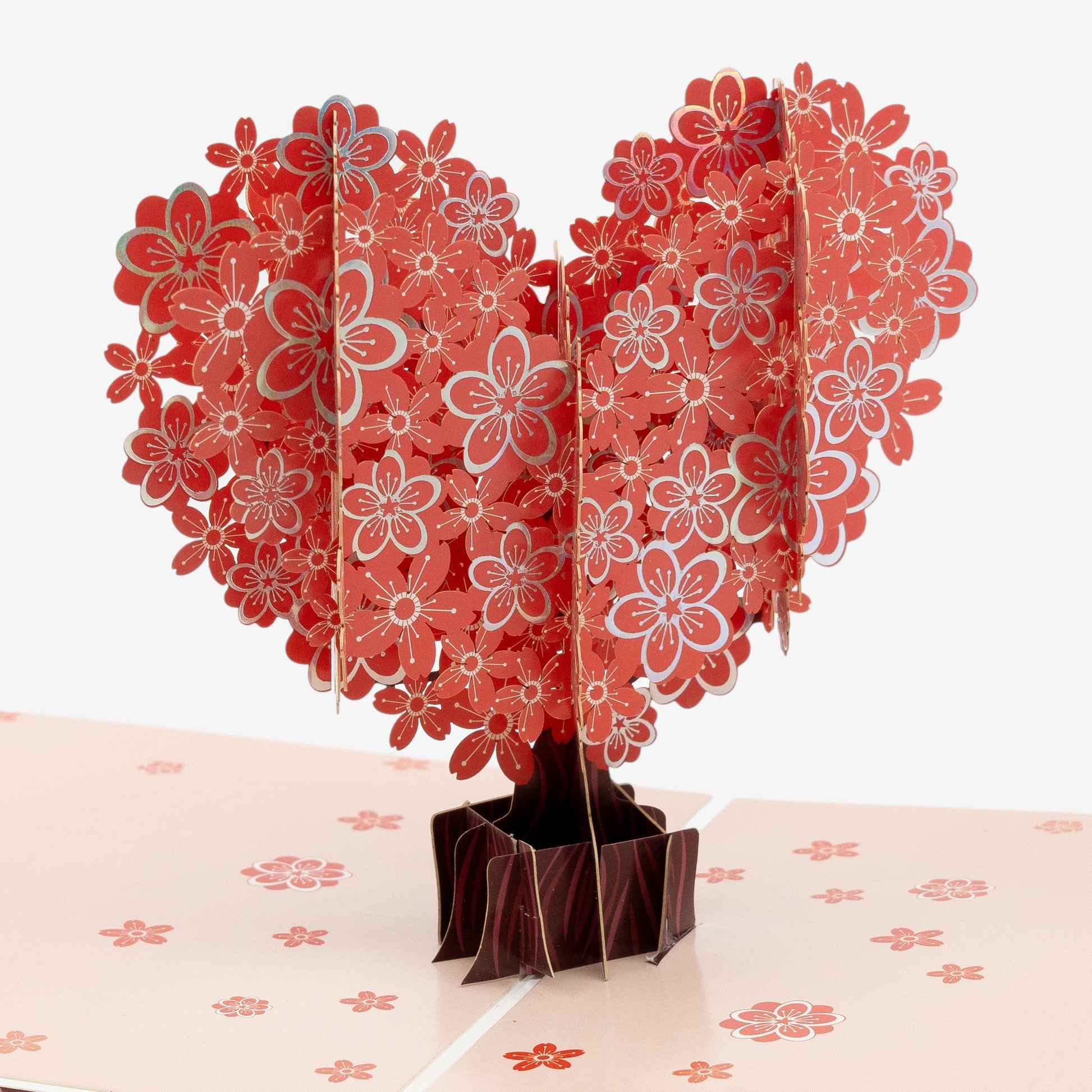 Love Heart 3D Popup Valentines, Birthday Greeting Card