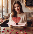 Love Heart 3D Popup Valentines, Birthday Greeting Card