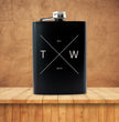 Personalised Outdoor  Themed Hip Flask Gift Set