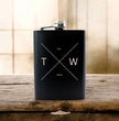 Personalised Outdoor  Themed Hip Flask Gift Set