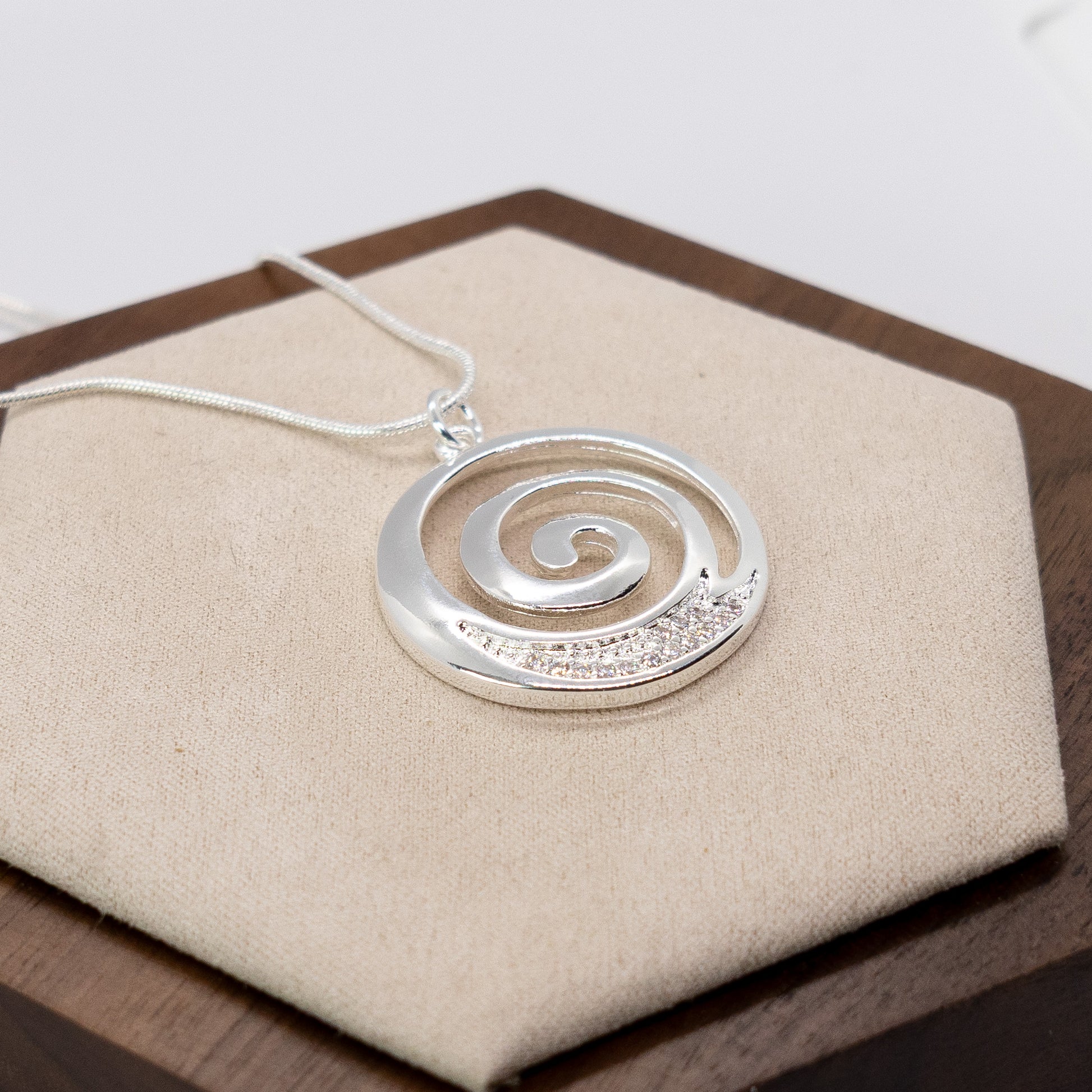 Sterling Silver Koru Necklace Beautiful Kiwi Necklace Gift
