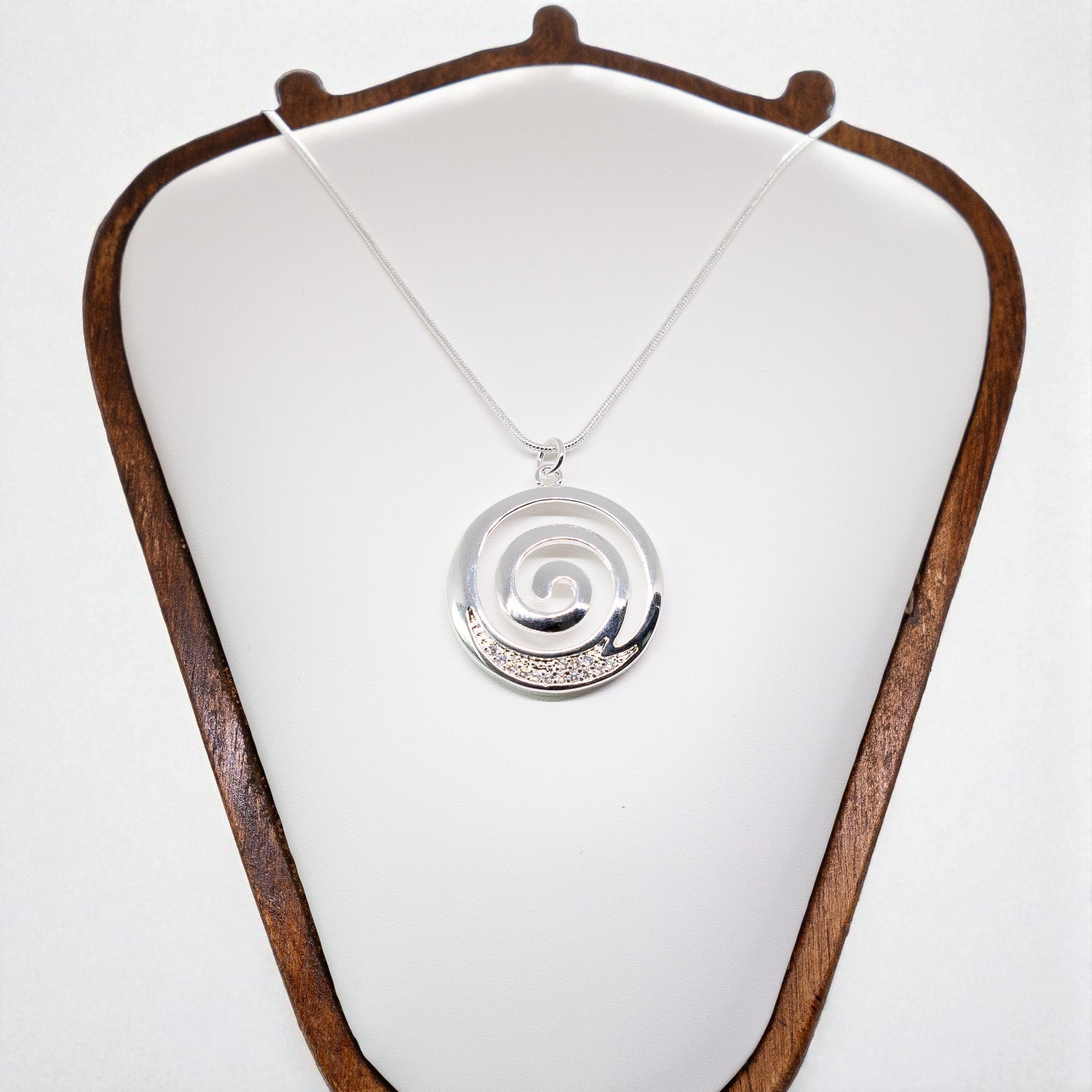 Sterling Silver Koru Necklace Beautiful Kiwi Necklace Gift