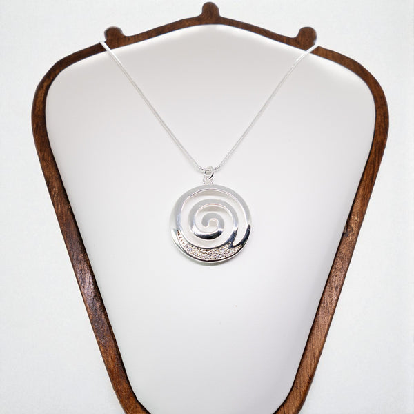 Sterling Silver Koru Necklace Beautiful Kiwi Necklace Gift