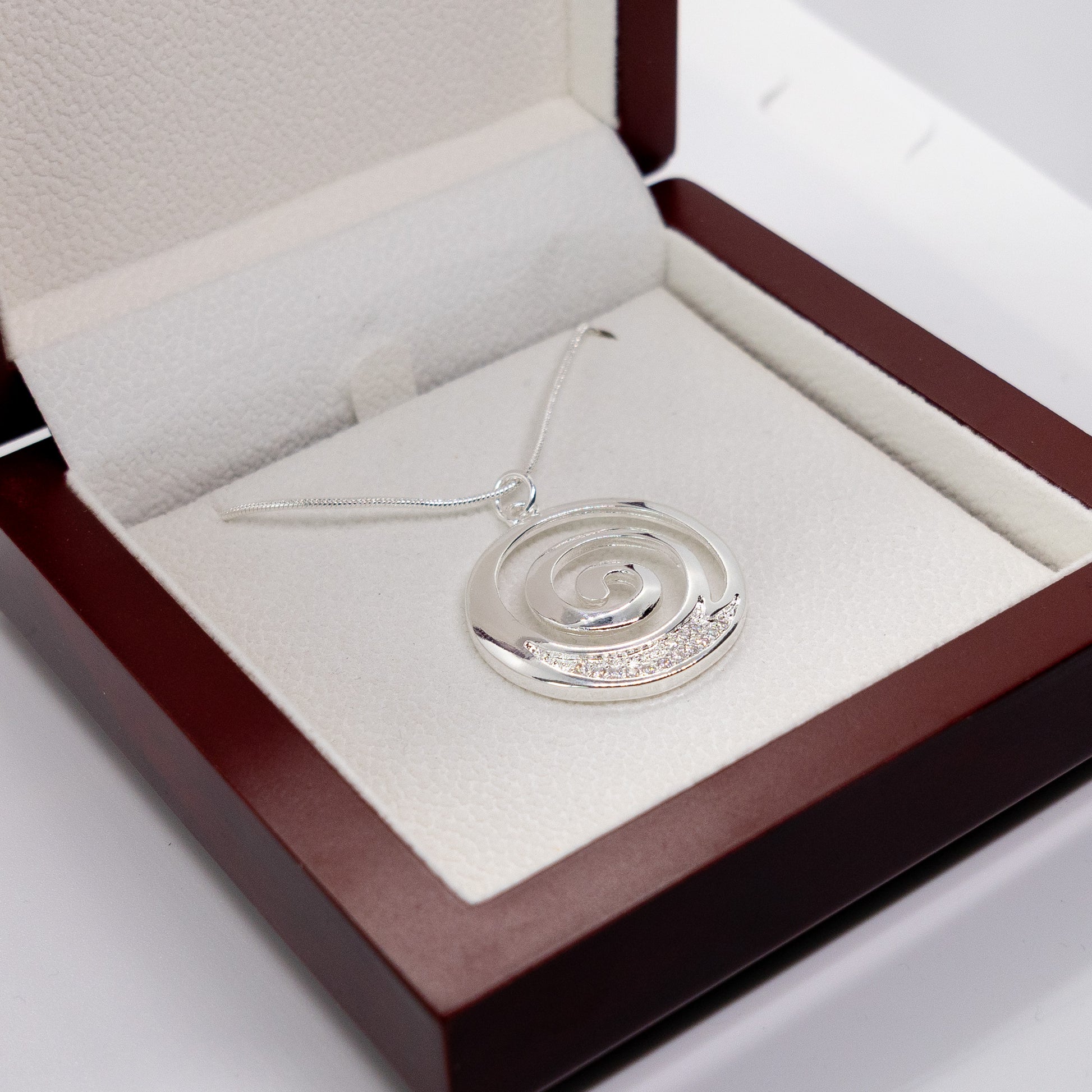 Sterling Silver Koru Necklace Beautiful Kiwi Necklace Gift