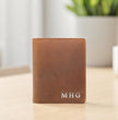 Personalised Mens Leather Wallet Gift For Birthday, Anniversary, Fathers Day