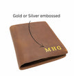 Personalised Mens Leather Wallet Gift For Birthday, Anniversary, Fathers Day