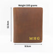 Personalised Mens Leather Wallet Gift For Birthday, Anniversary, Fathers Day