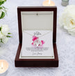 To My Mother - Sterling Silver Necklace With Personalised Custom Message Card - Gift from Son / Daughter