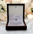 Mum to Be - Necklace Gift for New Mother Personalised Message Card