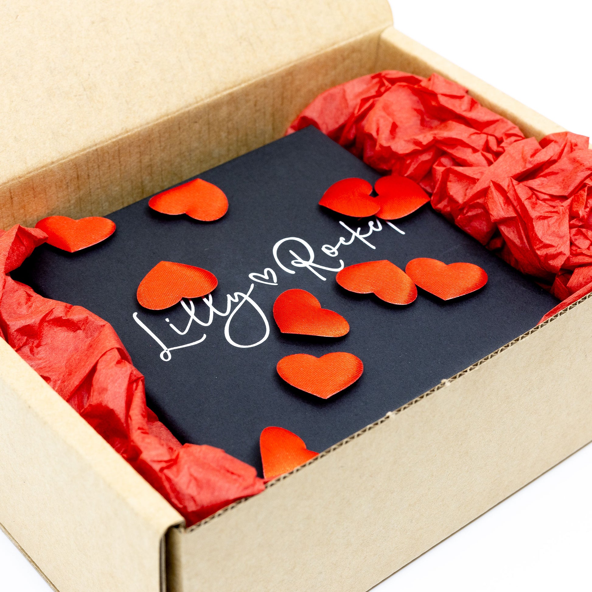 To My Daughter Your A Lioness - Beautiful Interlocking Heart Necklace Personalised Gift From Dad