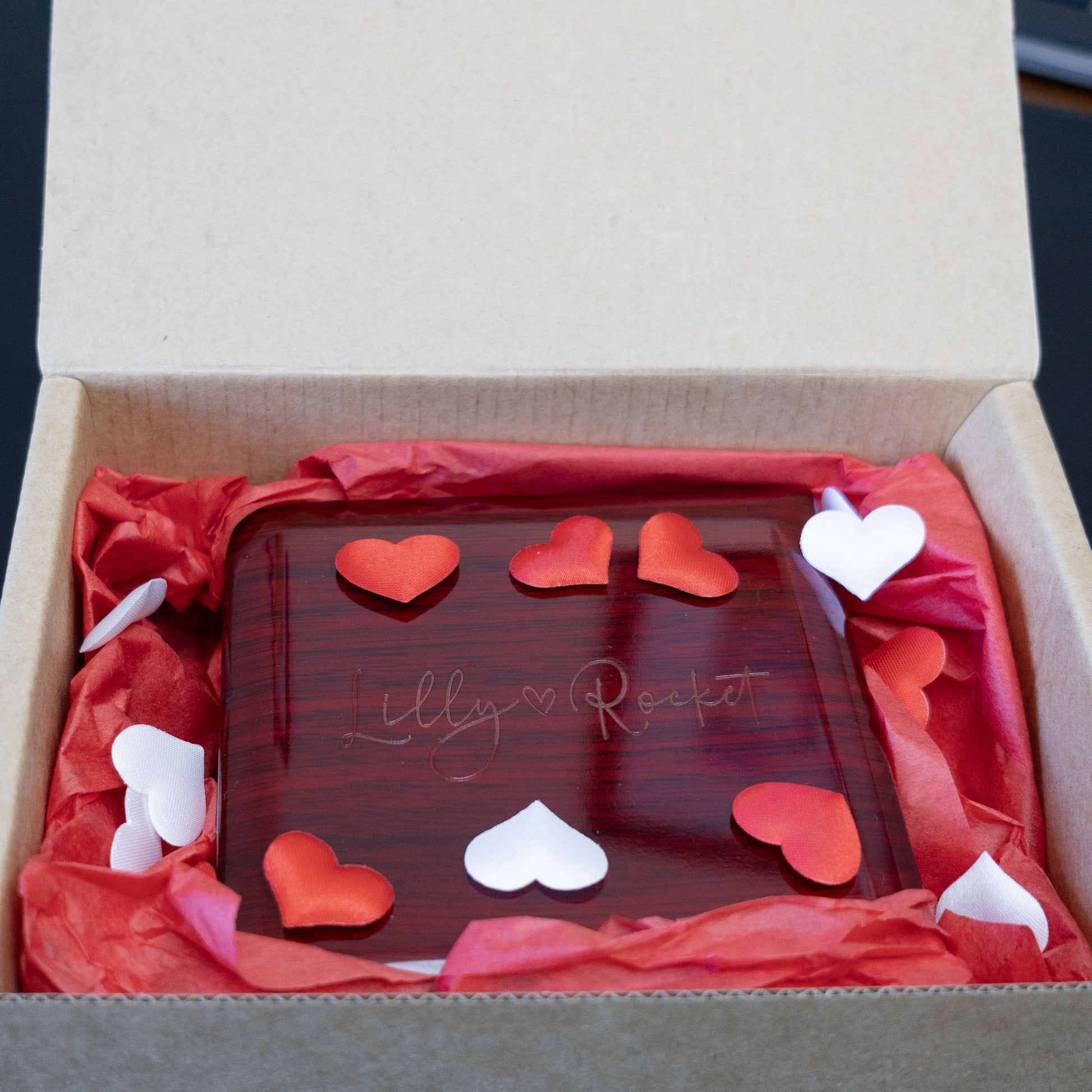 To My Mother - Choice of Beautiful Silver Necklaces in a Mahogany Gift Box with a Custom Message Card - Gift from Son / Daughter For Mum