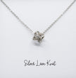 To My Mother - Choice of Beautiful Silver Necklaces in a Mahogany Gift Box with a Custom Message Card - Gift from Son / Daughter For Mum