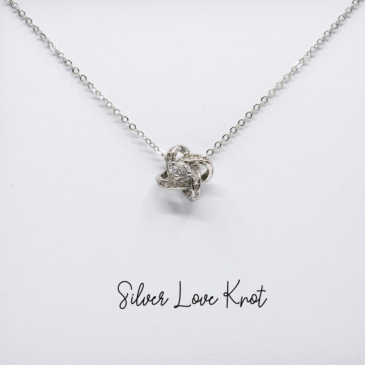 Gift For Daughter - Beautiful Silver Necklace - Minimal Design Personalised Message Card