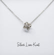 Gift For Daughter - Beautiful Silver Necklace - Minimal Design Personalised Message Card