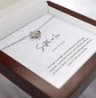 Gift For Sister-In-Law - Beautiful Silver Necklace - Personalised Message Card