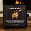 Funny Gift For Her - Sterling Silver Necklace - Smokin Hot Doe - Personalised Hunting Themed Gift for Wife