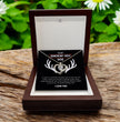 Gift For Her - Sterling Silver Necklace - Smokin Hot Doe - Personalised Hunting Themed Gift for Wife
