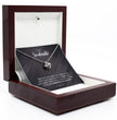 To My Soulmate - Choice of Beautiful Silver Necklaces in a Gift Box with a Custom Message Card - Gift for Her - Gift From Him