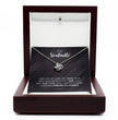 To My Soulmate - Choice of Beautiful Silver Necklaces in a Gift Box with a Custom Message Card - Gift for Her - Gift From Him