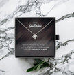 To My Soulmate - Choice of Beautiful Silver Necklaces in a Gift Box with a Custom Message Card - Gift for Her - Gift From Him