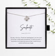 Soulmate Jewellery Gift  - Choice of Beautiful Silver Necklace - Personalised Message Card