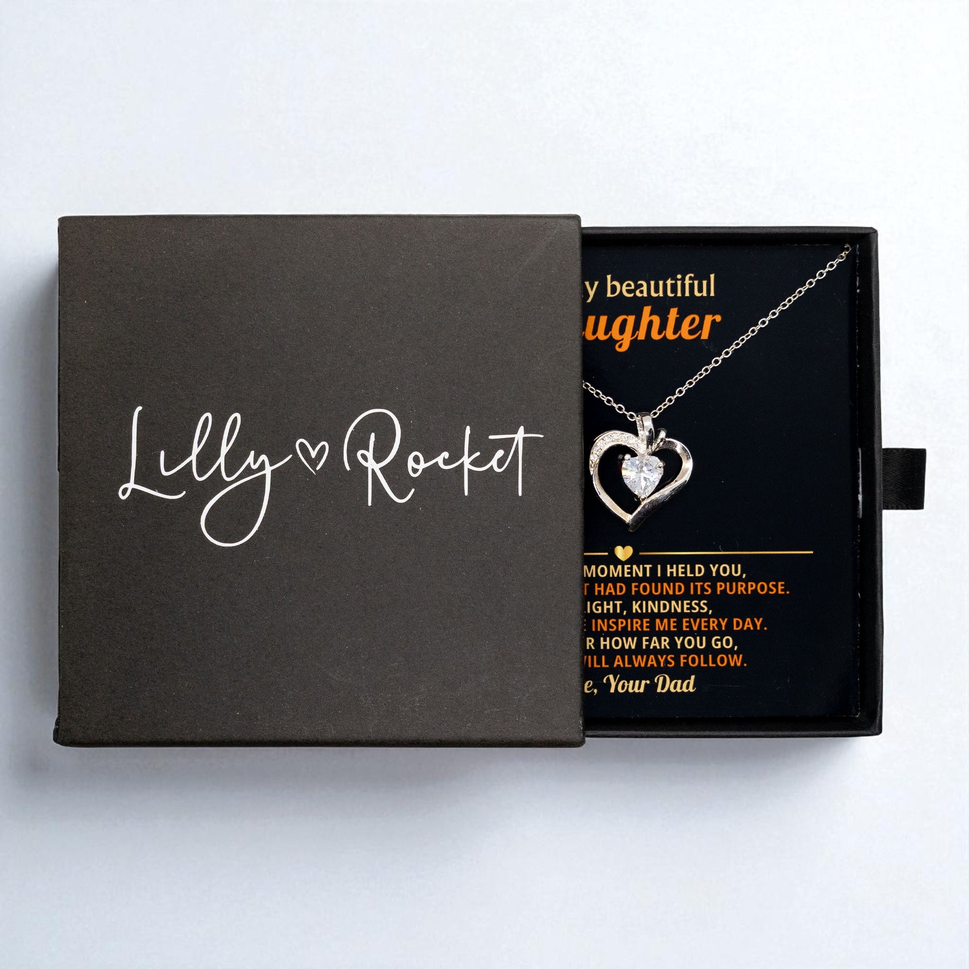 Daughter Necklace Gift Personalised Jewelry Gift From  Dad Gift To Daughter