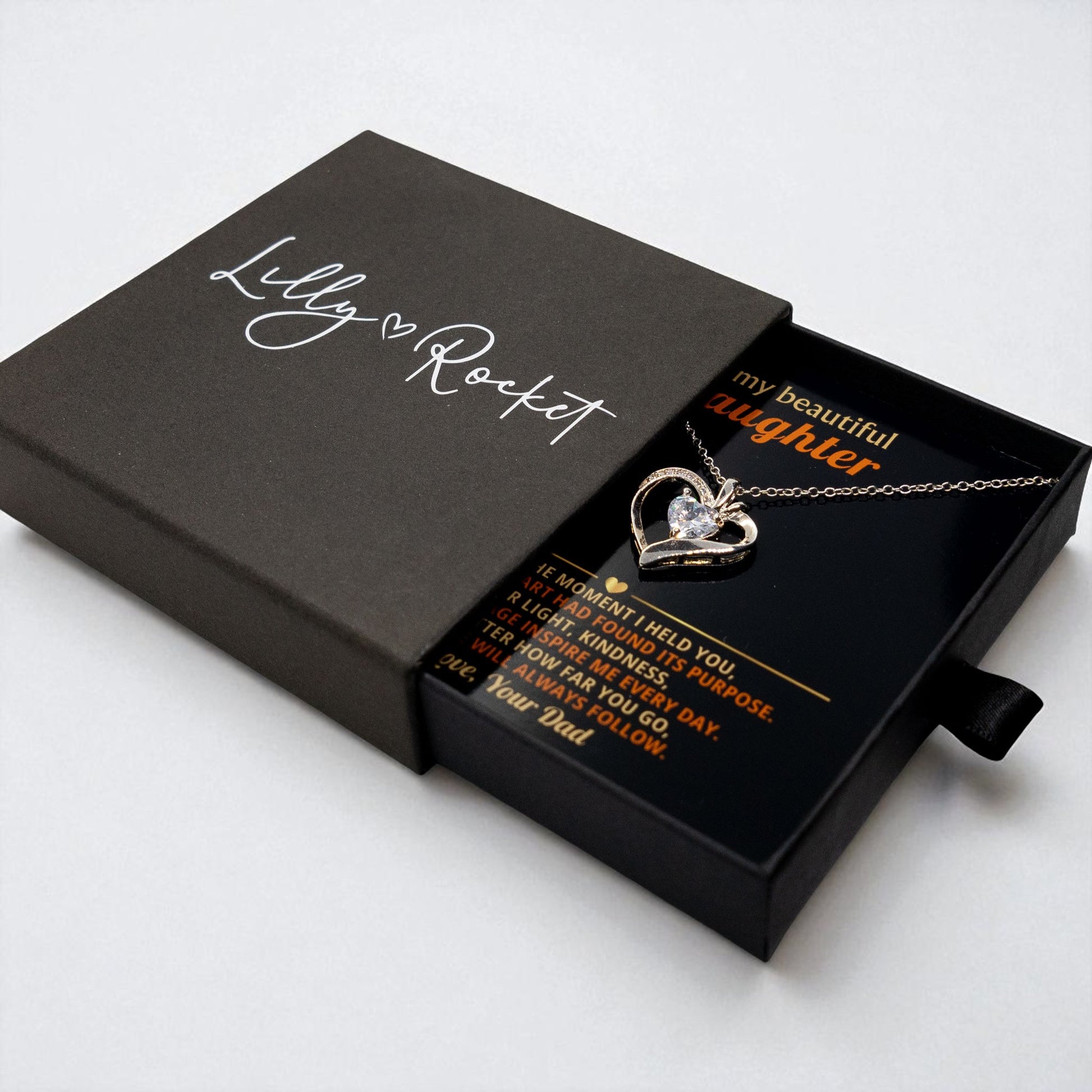 Daughter Necklace Gift Personalised Jewelry Gift From  Dad Gift To Daughter