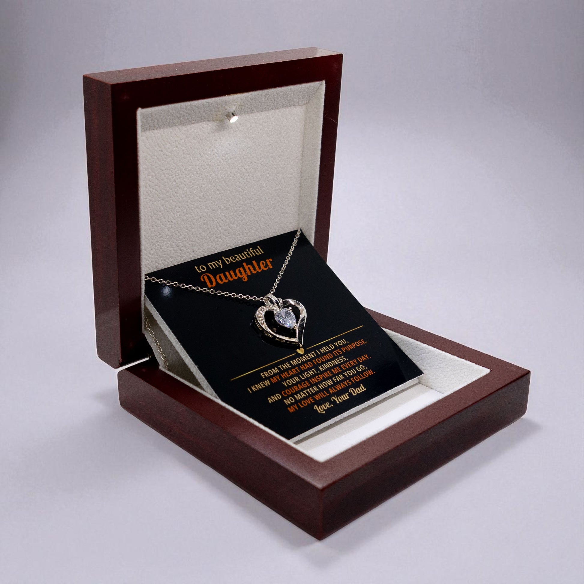 Daughter Necklace Gift Personalised Jewelry Gift From  Dad Gift To Daughter